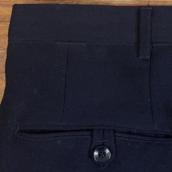 Vintage Mens Suit Set Size 40R Blazer 32x31 Pants 60s Navy Blue Suit Coat Pants - Picture 9 of 9